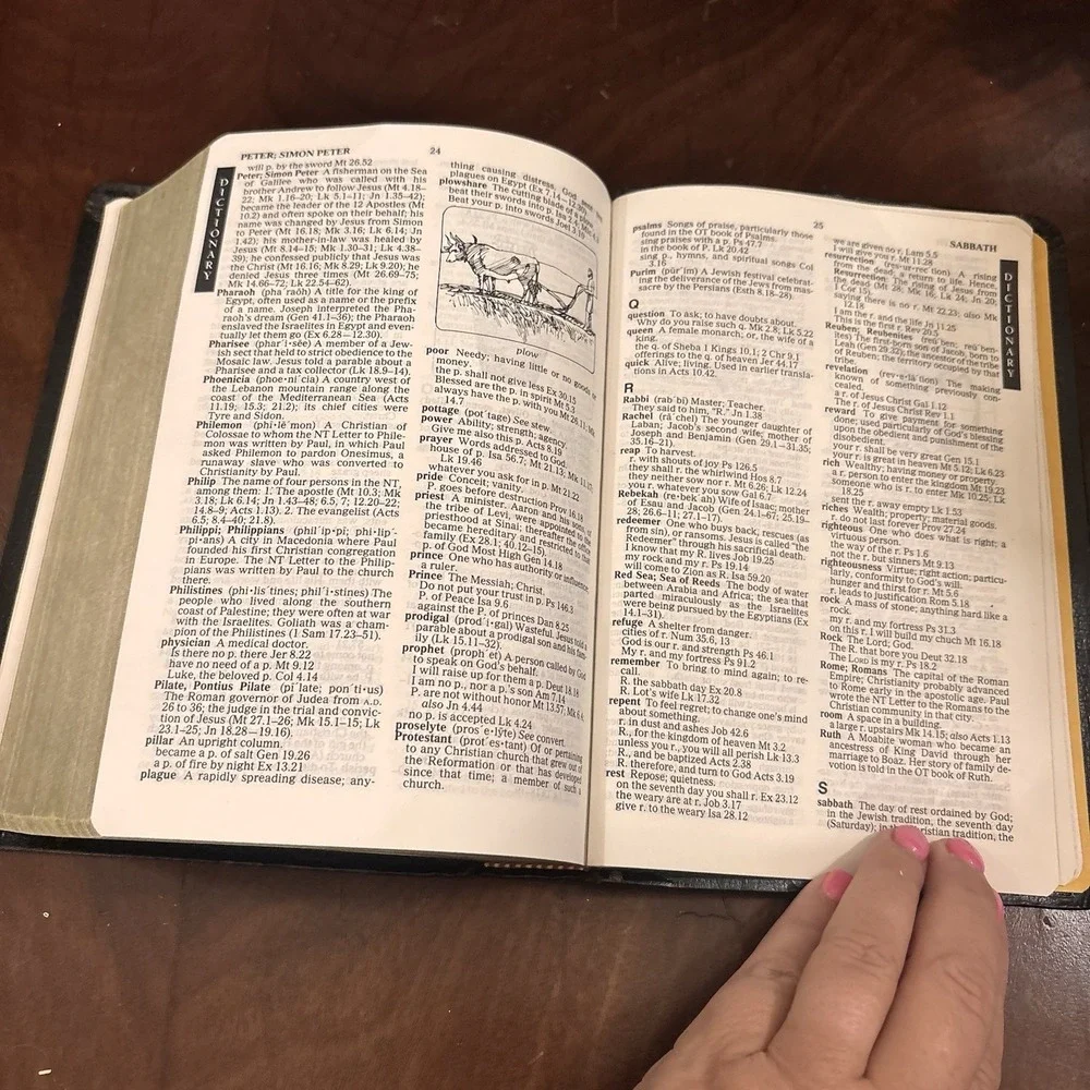 Holy Bible NRSV New Revised Standard Version Cokesbury Black Letter Concordance